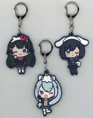 【中古】雑貨 月ノ美兎＆静凛＆樋口楓 ラバーストラップセット 「バーチャルYouTuber にじさんじ×サンリオキャラクターズ第2弾」