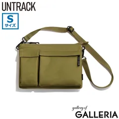 アントラック ショルダーバッグ メンズ レディース UNTRACK サコッシュ 斜めがけ 小さめ 軽い ブランド 横型 おしゃれ かっこいい 撥水 60022 カーキ