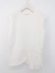 ◇ nano universe ナノ ユニバース ノースリーブ ブラウス カットソー サイズ36 ホワイト レディース P  【1212160001240】