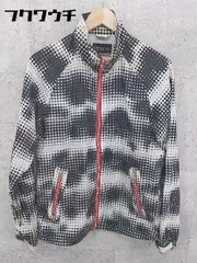 ◇ Kappa カッパ 総柄 長袖 ジャケット サイズM ホワイト ブラック レディース 【中古】 【1002801240387】