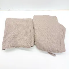 ■ AZUL BY MOUSSY リブニット ノースリーブロングワンピース カーディガン サイズM ライトブラウン レディース E  【1407180032576】