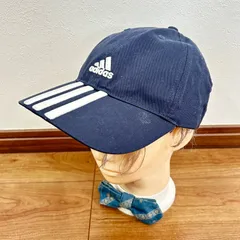 (^w^)b adidas アディダス ベースボール キャップ 帽子 綿100% ロゴ刺繍 シンプル カジュアル デイリー タウンユース ネイビー 紺 メンズ レディース ユニセックス サイズOSFX(57～60cm)フリー