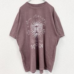 古着 used　desert dreamer　半袖プリントTシャツ　蝶　昆虫　クルーネック　レトロデザイン　赤　紅　レッド　