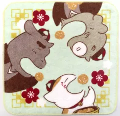 【中古】タオル・手ぬぐい ニャンコ先生＆中級妖怪/タオル 手ぬぐい・タオルアソート 「一番くじ 夏目友人帳 ニャンコ先生と飲茶のじかん」 F賞
