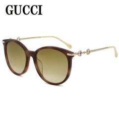 国内正規品 グッチ GUCCI 56㎜ GG0885SA 004 サングラス アジアンフィット アイウェア 眼鏡 UVカット 紫外線カット メンズ レディース ブラウン ハバナ