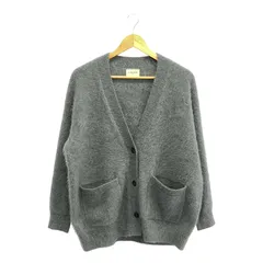 【美品】  UNITED ARROWS / ユナイテッドアローズ | フォックスカシミヤ ポケット ニット カーディガン | F | グレー | レディース