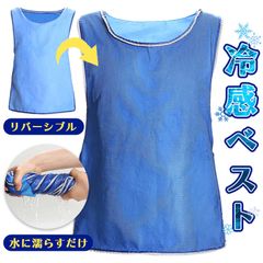冷却ベスト クールベスト 冷感ベスト 冷却 熱中症 猛暑対策 冷却服 ひんやりグッズ 工事現場 工場内 屋外 スポーツ 冷感 涼しい 保冷服 農業 屋外作業 釣り 暑さ対策 夏 水冷 空調服 物理冷却 保冷 夏用 ジャケット リバ