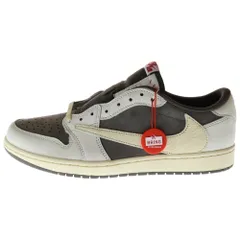 NIKE (ナイキ) ×TRAVIS SCOTT AIR JORDAN 1 LOW OG REVERSE MOCHA DM7866-162 トラヴィススコット エアジョーダン1 ローカットスニーカー シューズ US10.5/28.5cm