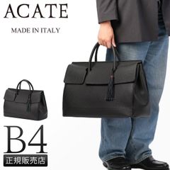 アカーテ ビジネスバッグ メンズ ブランド 50代 40代 レザー 本革 大容量 通勤 黒 大きめ A4 B4 ブリーフケース ボストンバッグ Mサイズ オストロ2 ACATE OSTRO2 ACT-OSTRO2-M