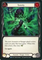 【中古】Flesh and Blood OUT167[R]：(Rainbow Foil)Toxicity (3)