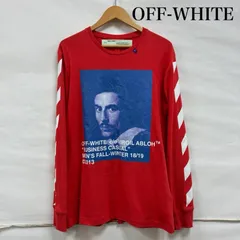 Off-White 17ss diag spray ロング　Tシャツ　Sサイズ Off-White Diagonal Spray Longsleeve Tee, Heavyweight, Sz