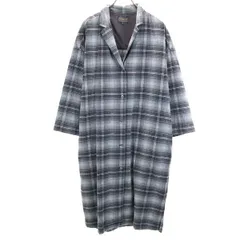 ペンドルトン チェック柄 ロングコート F グレー系 PENDLETON レディース 古着 【240114】のサムネイル