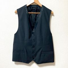 本物アメリカンラグシーAMERICAN RAG CIEウールベストジレビジネス黒 