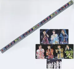【中古】キャラカード Kis-My-Ft2 ライブフォトカード ver.C(花柄衣装)8枚セット+銀テープレプリカ 「DVD Kis-My-Ft2 LIVE TOUR 2020 To-y2 通常盤」 先着購入特典