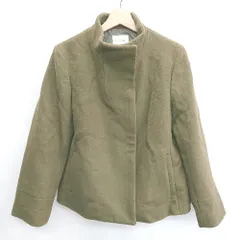 ◇ ⊇ ALPHA CUBIC アルファキュービック 長袖 コート サイズ11 カーキ レディース E  【1501230019002】