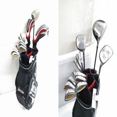 ゴルフデビューに！ ドライバー テーラーメイド マルマン ゴルフクラブ 14本フルセット フレックス R SRIXON キャディバッグ付 初級 入門 初心者おすすめ 送料無料 即購入可◇