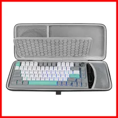 【在庫処分】75%、AULA Azoth ROG F75 V1、ASUS Q1/ Pro、Redragon K2/ K2バージョン2/ K673 キーボードケース、84キーポータブルキーボード用ハードシェルトラベルキャリーケース、Keychron 75% PR