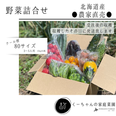【クール便】北海道産　野菜詰合せ　80サイズ
