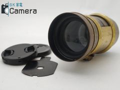 Petzval型レンズ ペッツバール型レンズ 古典レンズ F16絞り込み付 詳細不明 真鍮鏡胴