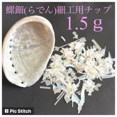 螺鈿(らでん)細工用チップ 1.5ｇ