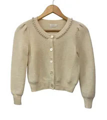 Harrods WHITE LABEL ハロッズ ホワイトレーベル ウール ニットカーディガン 中古 D4