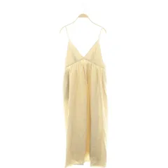 アンフィル unfil chambray weather-cloth camisole dress ドレス キャミワンピース ジャンパースカート ロング マキシ 0 ベージュ /MF ■OSのサムネイル