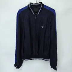 プラダ シルク ボンバージャケット Lネイビー  メンズ PRADA アウターのサムネイル