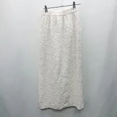 ◇ ◎●未使用● Θ PAGEBOY ページボーイ ロング タイト スカート サイズF ホワイト系 レディース E  【1412260044301】