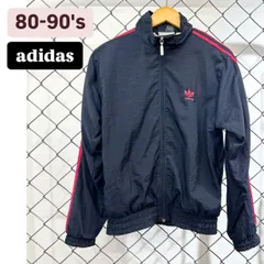 80-90s adidas NYLON トラックジャケット　白タグ　80年代　90年代　アディダス　ジャージ　ナイロンジャケット　古着　ヴィンテージ　メンズ　レディース　ユニセックス　人気　トレンド　ファッション