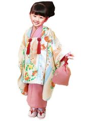 七五三 三歳 女児 被布 着物フルセット 式部浪漫 NO23022 - メルカリ