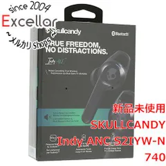 [bn:0] Skullcandy製　完全ワイヤレスイヤホン Indy ANC　S2IYW-N740　True Black　未使用のサムネイル