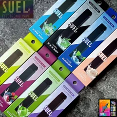 SUEL 電子タバコ 使い捨て VAPE 持ち運び シーシャ 水蒸気タバコ ベイプ 節煙 禁煙サポート ニコチンなし タールなし スエル 正規品