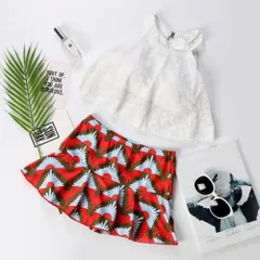 ☆ ホワイト×レッド ☆ L ☆ 水着 レディース 体型カバー水着 水着 レディース ビキニ スカート レース フレアースカート タンキニ スイムウェア セパレート ハイネック トップス おしゃれ オシャレ パッド付 体型カバー ハイウエスト 大人 女子