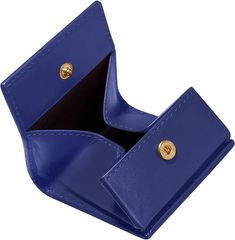 NOBLE RILEY Leather Coin Purse for Women and Men (Navy, Small) - A perfect gift!