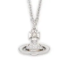 ヴィヴィアンウエストウッド ネックレス レディース SIMONETTA BAS RELIF ペンダント アクセサリー シルバー  クリームローズ 630203FC 02P113 Vivienne Westwood