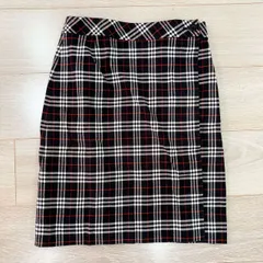 BURBERRY・バーバリーブルーレーベル・ノバチェック巻きスカート