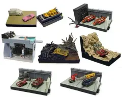 コナミ サンダーバード PODビークル Vol.1＆2 フィギュア 未コンプ品 コナミ：サンダーバード PODビークル Vol.1