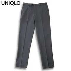 22AW★ UNIQLO ユニクロ 秋冬 ヒートテック★ スマート ストレッチ スラックス パンツ Sz.85cm メンズ 灰 グレー