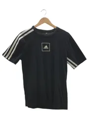 adidas Tシャツ M コットン ブラック FQ2023