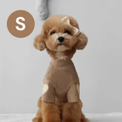 S　犬服　ハート　トレーナー　ドッグウェア  お散歩お出かけ