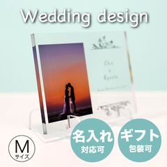 オーダーメイド Wedding フォトパネル 【Mサイズ】  ウェルカムパネル