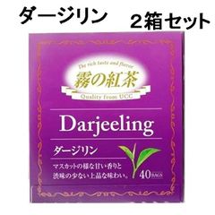 【業務用 紅茶 ティーバック】ＵＣＣ）霧の紅茶 ダージリン　ティーバッグ　４０パック×２箱セット