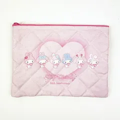 サンリオ マイメロディ 50th キルティングポーチ(集合) 日本製 Sanrio