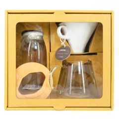 iwaki イワキ キッチン用品 iwaki SNOWTOP　ポット・ドリッパー＆キャニスターセット　6165-085　BS-SNT-100 未使用品