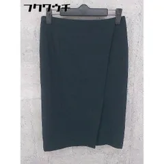 ◇ BALLSEY TOMORROWLAND トゥモローランド バックジップ 膝丈 スカート サイズ34 ネイビー レディース 【中古】 【1101260008689】