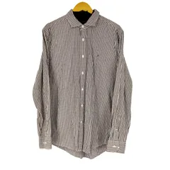 トミーヒルフィガー TOMMY HILFIGER 80s 2PLY チェック L/S シャツ メンズ JPN：L 
