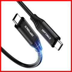 TECLAST USB Type C ケーブル 100W 5A 急速充電 usb c usbc PD対応 10Gbps 高速 データ伝送 映像出力対応 断線防止 高耐久ナイロン1.2M タイプC to C iPhone 15 MacBook iPad Sums
