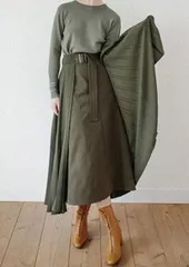 CLANE｜クラネ  3WAYミリタリープリーツスカート