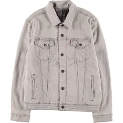古着 リーバイス Levi's チェック柄 リバーシブル デニムジャケット Gジャン メンズM相当/eaa552603