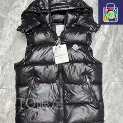 ［極美品］モンクレール　レディース　ダウンベスト　00 美品 MONCLER モンクレール レディース ダウンベスト ブラック